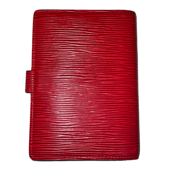 Louis Vuitton Red Epi Small Ring Agenda Cover - Picture 2 of 16